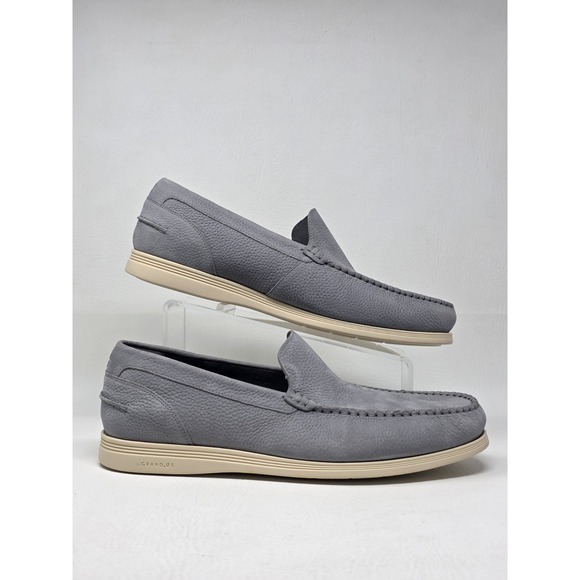 Cole Haan Hardwich Men\'s Casual Shoes Loafers Blue Leather C41887 Size 12M New main image 10